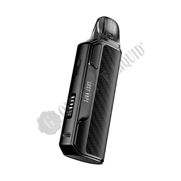 Lost Vape Thelema Elite S Pod Vape Kit - Colour#Black Carbon>Light Lavender>Light Pink>Twill Black>Twill Blue Demin>Twill Silver