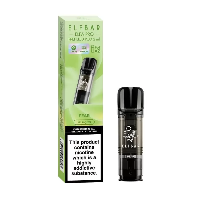 Pear Prefilled Pods Elfa PRO Series by Elf Bar (2 x 2ml) - 20mg