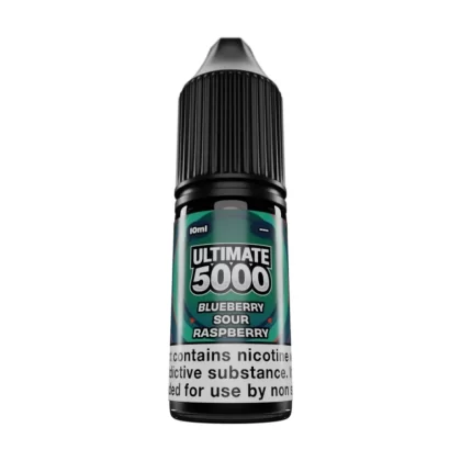 Blueberry Sour Raspberry Saltnic vape Juice by Ultimate 5000 - 10 Pack - Strength 10mg