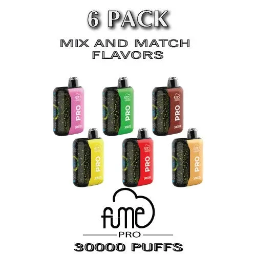 Fume PRO Disposable Vape Device 30000 Puffs – 6PK