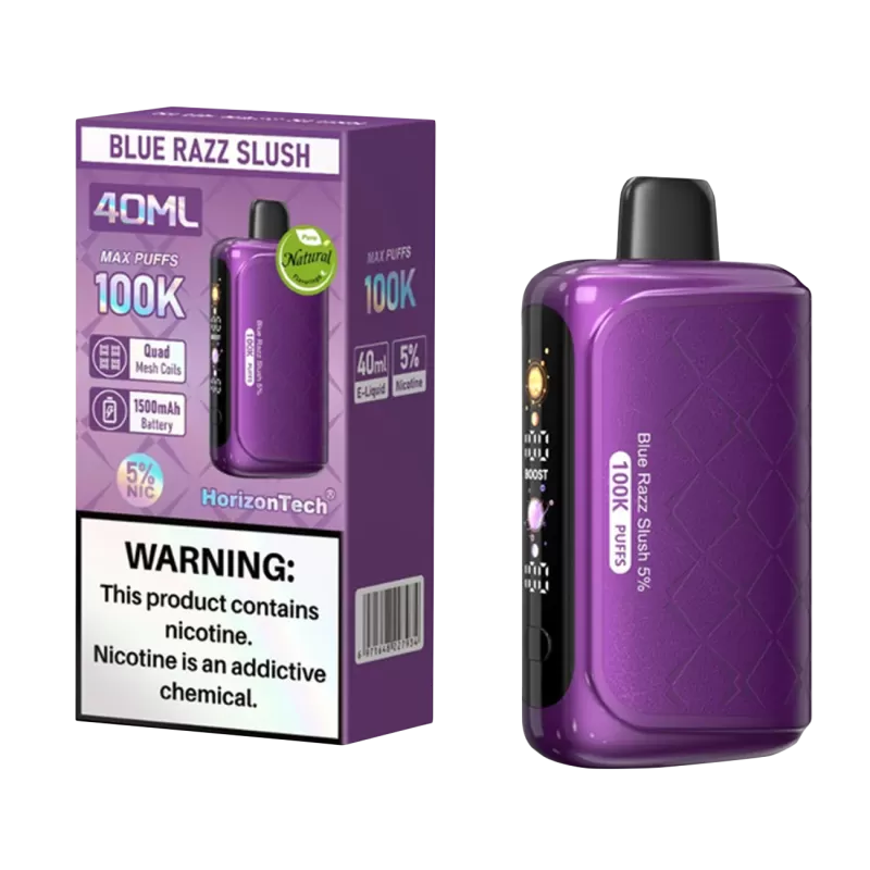 Made in Indonesia | HorizonTech 100K Disposable Device - 100,000 Puffs - Strawberry Slush - Image 3
