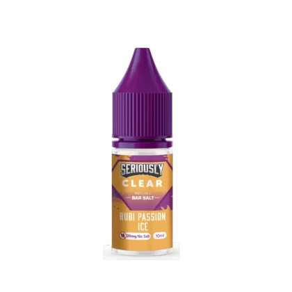 Seriously Clear Rubi Passion Ice Nic Salt - 10 Pack - 20mg