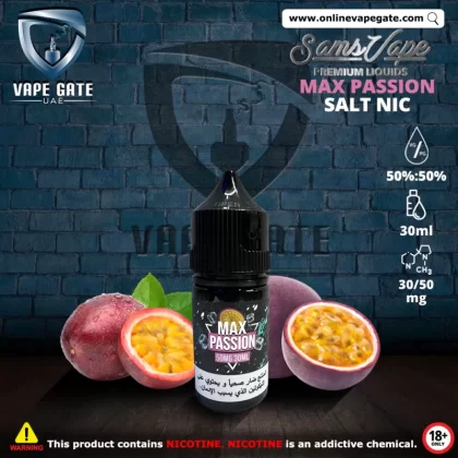 Max Passion Saltnic 30ml - Sam Vapes - 30 mg / 30 ml