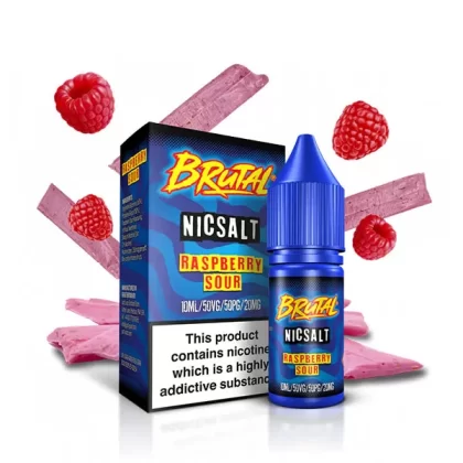 Just Juice Raspberry Sour Brutal Nic Salt E-Liquid - 20mg