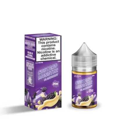 Custard Monster Salt Blackberry eJuice - Vape Product; Vape Product, Vape Product