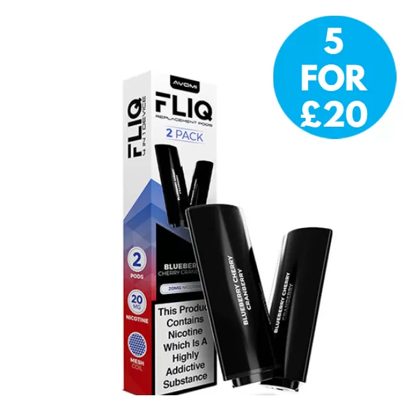 Avomi FLIQ 4-in-1 Prefilled Pods 20mg (2%) - Vape Co