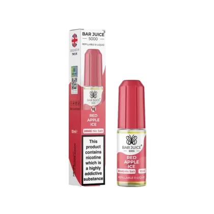 Bar Juice 5000 Red Apple Ice Nic Salt - Vape Product, Vape Product