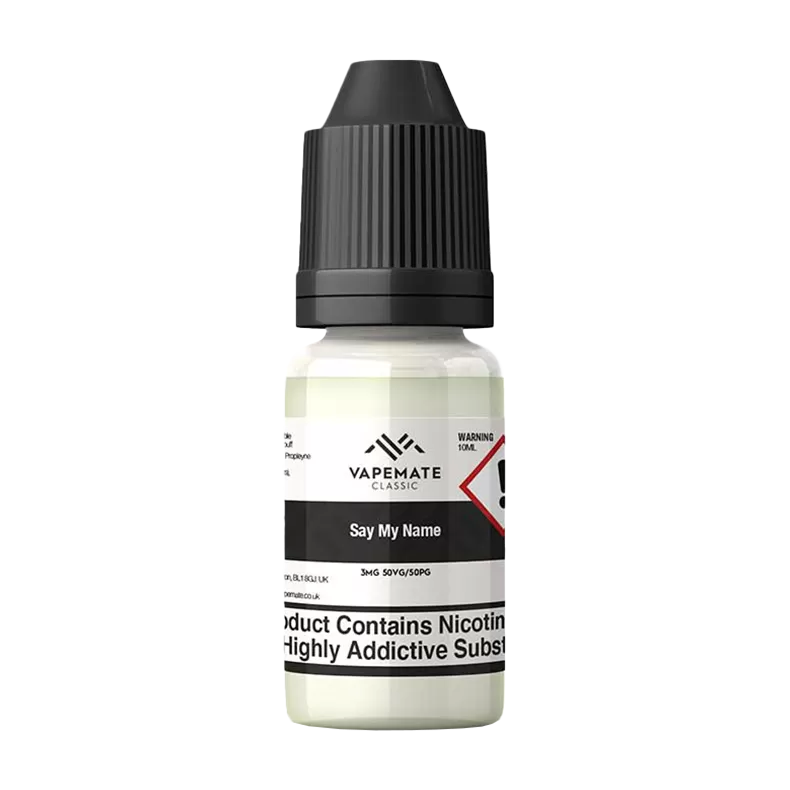 Vapemate Classic Say My Name 10ml - 50VG / 50PG / 0mg - Ecigwizard