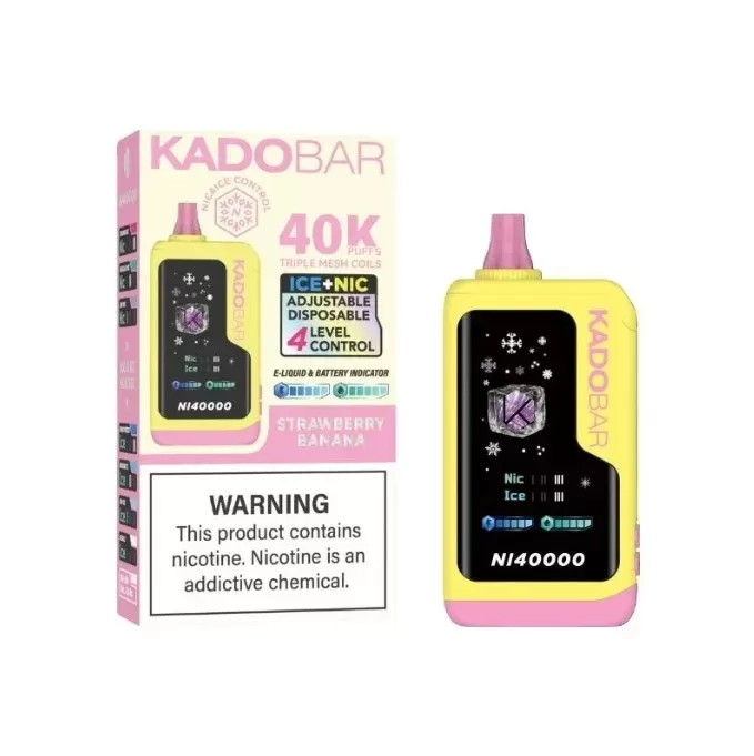 Strawberry Banana – Kado Bar NI40K – Ice + Nic Control