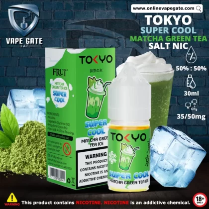 Tokyo Super Cool Matcha Green Tea Ice Saltnic 30ml