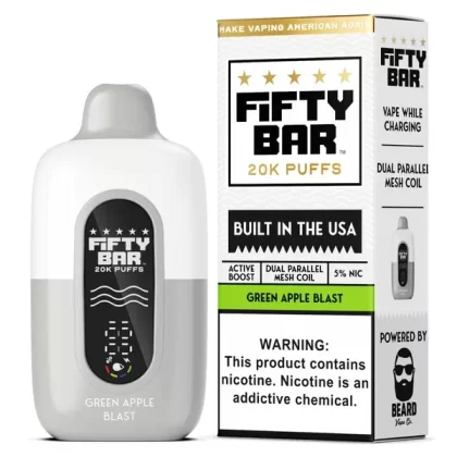 Green Apple Blast Fifty Bar 20K - Huffvape
