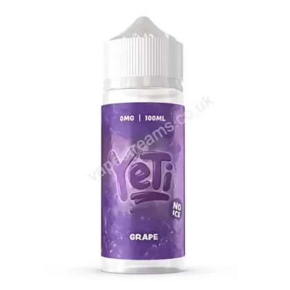 YeTi Defrosted Grape E-Liquid Shortfill - Vapestreams Co