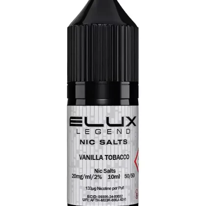 Elux Legend Vanilla Tobacco Nic Salt Vape Juice - 20mg