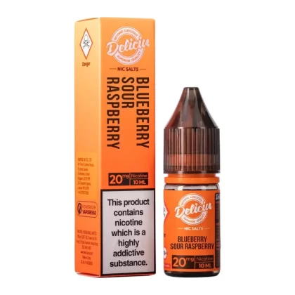 Blueberry Sour Raspberry Nic Salt E-Liquid by Deliciu - Product Strength#10mg>20mg