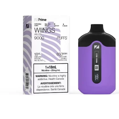 ZPrime Disposable Vape – 9000 Puffs – Wings