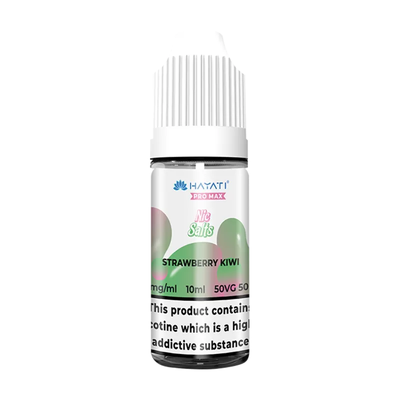 Strawberry Kiwi Nic Salt by Hayati Pro Max 10ml - 10mg - Vape Product (37AE23)