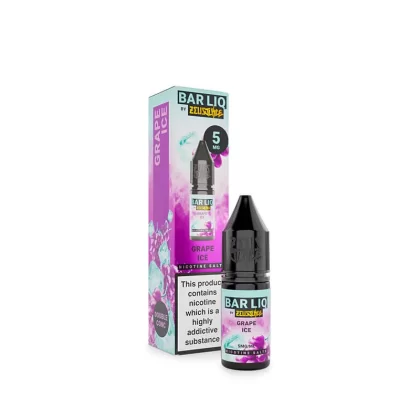 Zeus Juice Bar Liq Grape Ice Nic Salt E-Liquid 10ml - 5mg