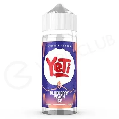 Blueberry Peach Ice Shortfill E-Liquid by Yeti Summit Series 100ml