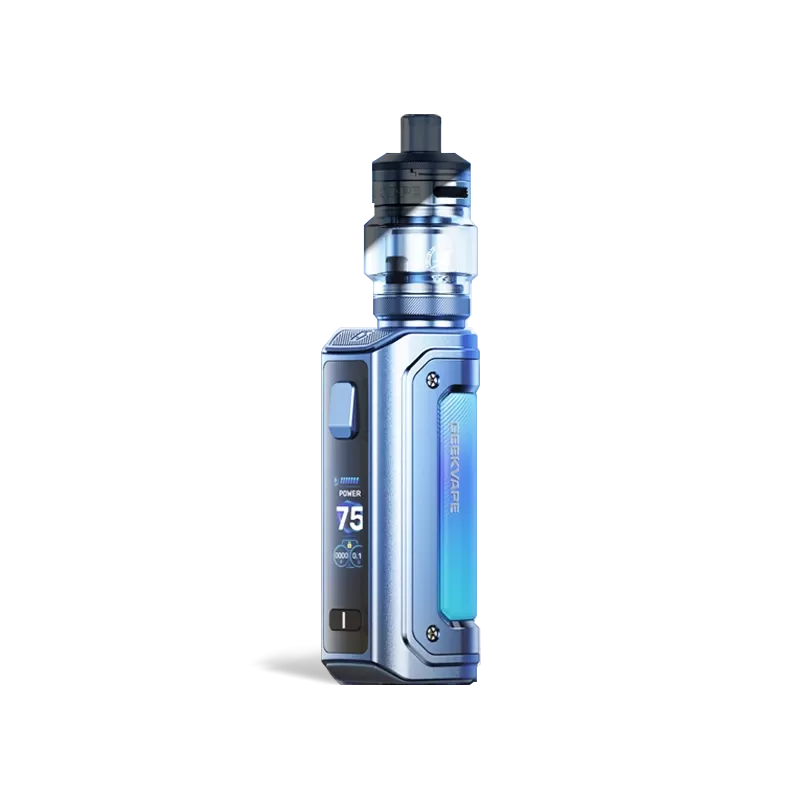 Geekvape Aegis Mini 5 Kit - Aqua Blue, Black (F596B5) - Image 3