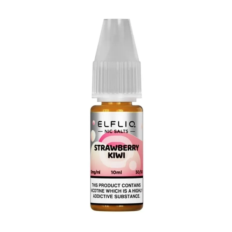 Strawberry Kiwi Nic Salt E-Liquid by Elf Bar Elfliq (10ml) - 10mg - Image 2