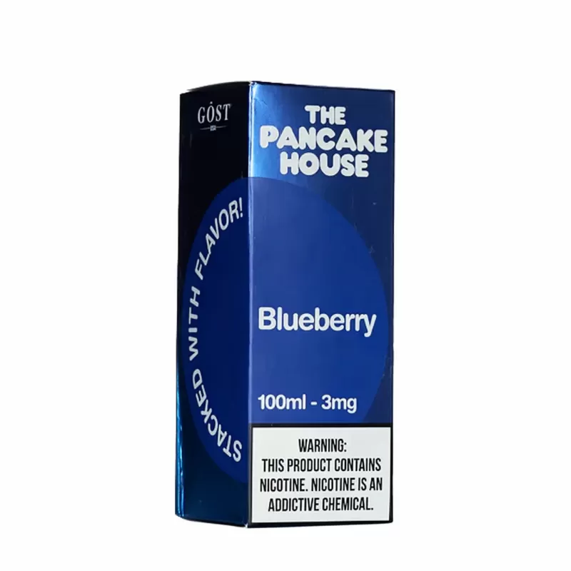 Pancake House E-Liquid – Blueberry – 100ml High VG E-Juice - Image 3