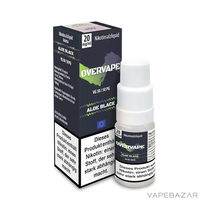 Overvape Nikotinsalz Liquid – Aloe Black - Vapebazar - Image 3