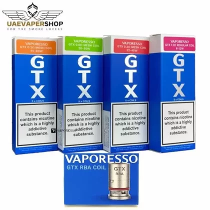 Vaporesso GTX Coils Buy 5pcs Best Shop Uae Vaper Dubai