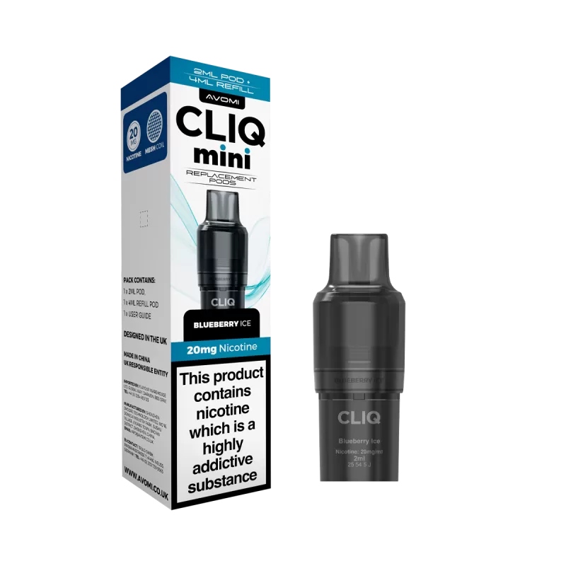 Avomi Cliq Mini Pods - Ecigwizard