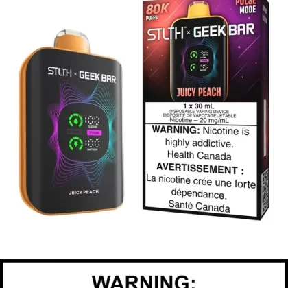 Juicy Peach STLTH x Geek Bar 80K Disposable Vape