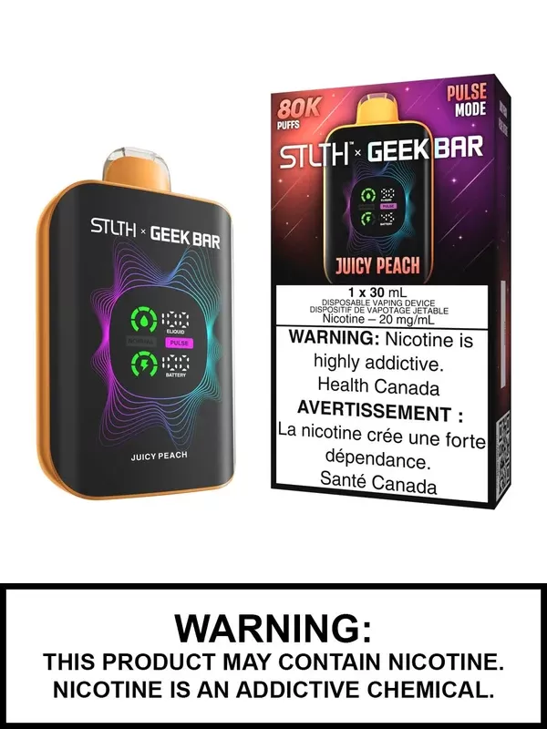 Juicy Peach STLTH x Geek Bar 80K Disposable Vape
