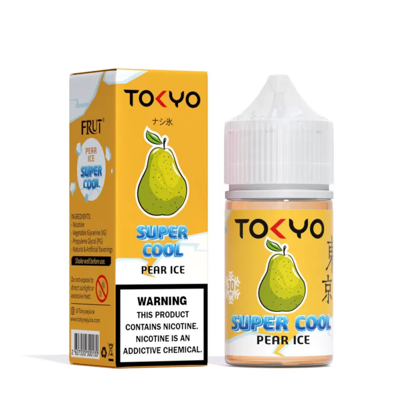 Tokyo Super Cool Pear Ice Saltnic 30ml - 35 mg - 30 ml - Image 2