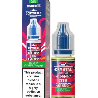 Blueberry Sour Raspberry Nic Salt E-Liquid – Crystal Original