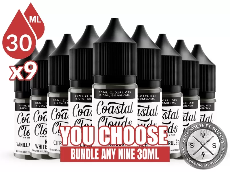 Coastal Clouds Salt Bundle 9x30ml (270ml)