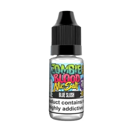 Zombie Blood Blue Slush Nic Salt Vape Juice - 10 Pack - Strength 10mg