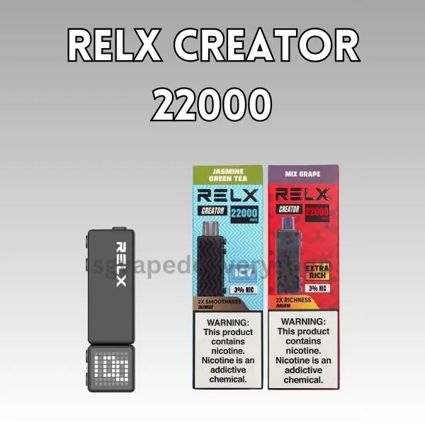 Relx Creator 22000 Puffs - Cartridge Only / Blackcurrant Bubblegum