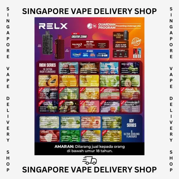 Relx Creator 22000 Puffs - Cartridge Only / Blackcurrant Bubblegum - Image 3