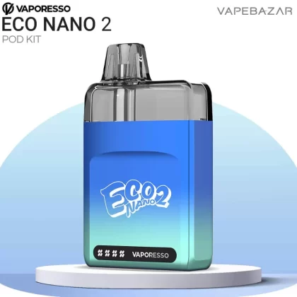 Vaporesso Eco Nano 2 – Sky Blue - Pod Kit; 1000 mAh