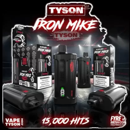 TYSON IRON MIKE 15000 PUFF DISPOSABLE VAPE