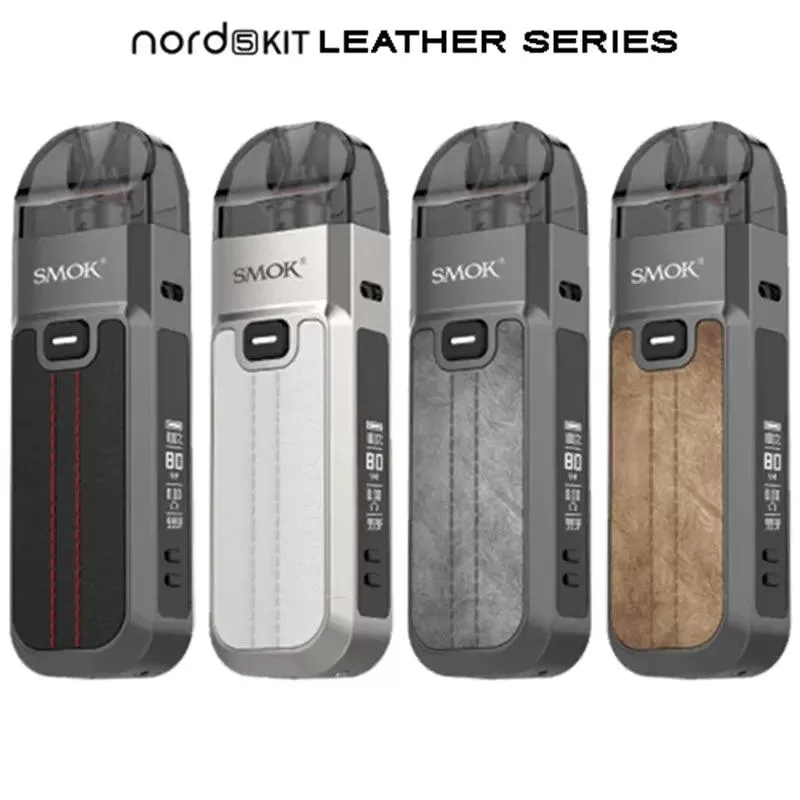 SMOK Nord 5 Pod Vape Kit - Brown Leather Kit