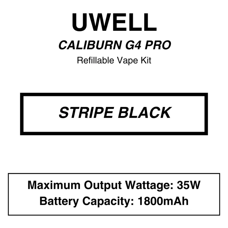 UWELL – Caliburn G4 Pro – Refiilable Starter Kit - Desert Gold, Fantasy Pink - Image 2
