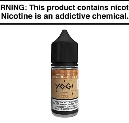 VANILLA TOBACCO BY YOGI SALT 30ML - Vapejuice