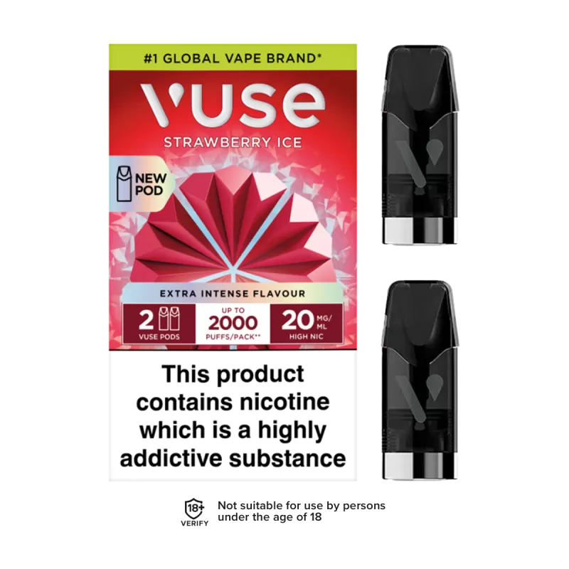 Strawberry Ice Vuse Pro Pods - Ecigwizard