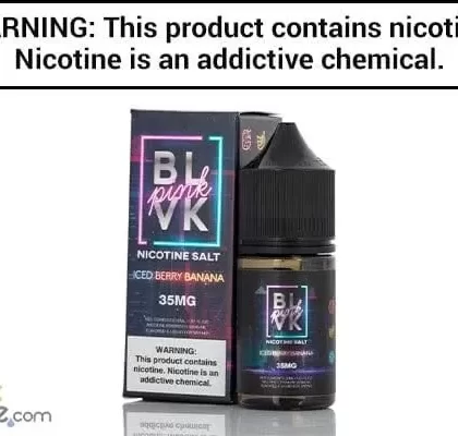 STRAWBERRY BANANA ICE BY BLVK UNICORN SALT 30ML - Vapejuice