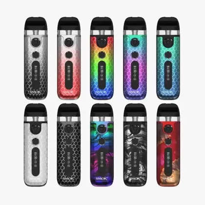 Smok Novo 5 Vape Pod Kit - Red Stab Wood