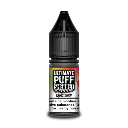 Ultimate Puff Sherbet Rainbow 10ml Vape Juice - 10 Pack - Strength 6mg