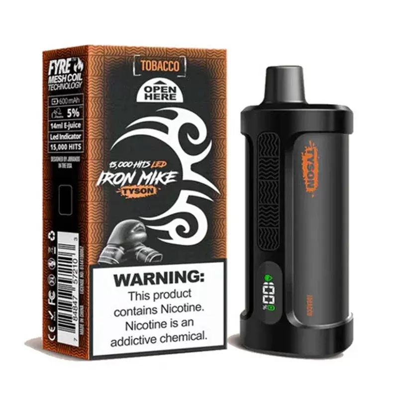 Tyson 2.0 Iron Mike 15K Disposable Vape 5%