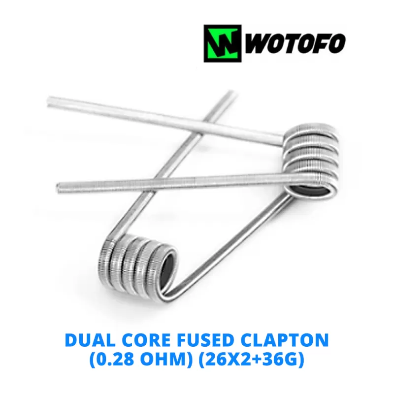 Wotofo Fused Clapton Prebuilt Wires - Pair of Ni80 Alien Prebuilt Coil (0.30 ohm) (3x28+36G) - Image 3
