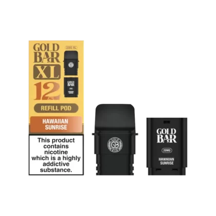 Hawaiian Sunrise Gold Bar XL Refill Pack - 20mg - Vape Product