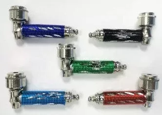 3″ Metal Pipe with Diamond cuts