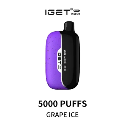 IGET Moon K5000 Puffs – Grape Ice - Vape Store